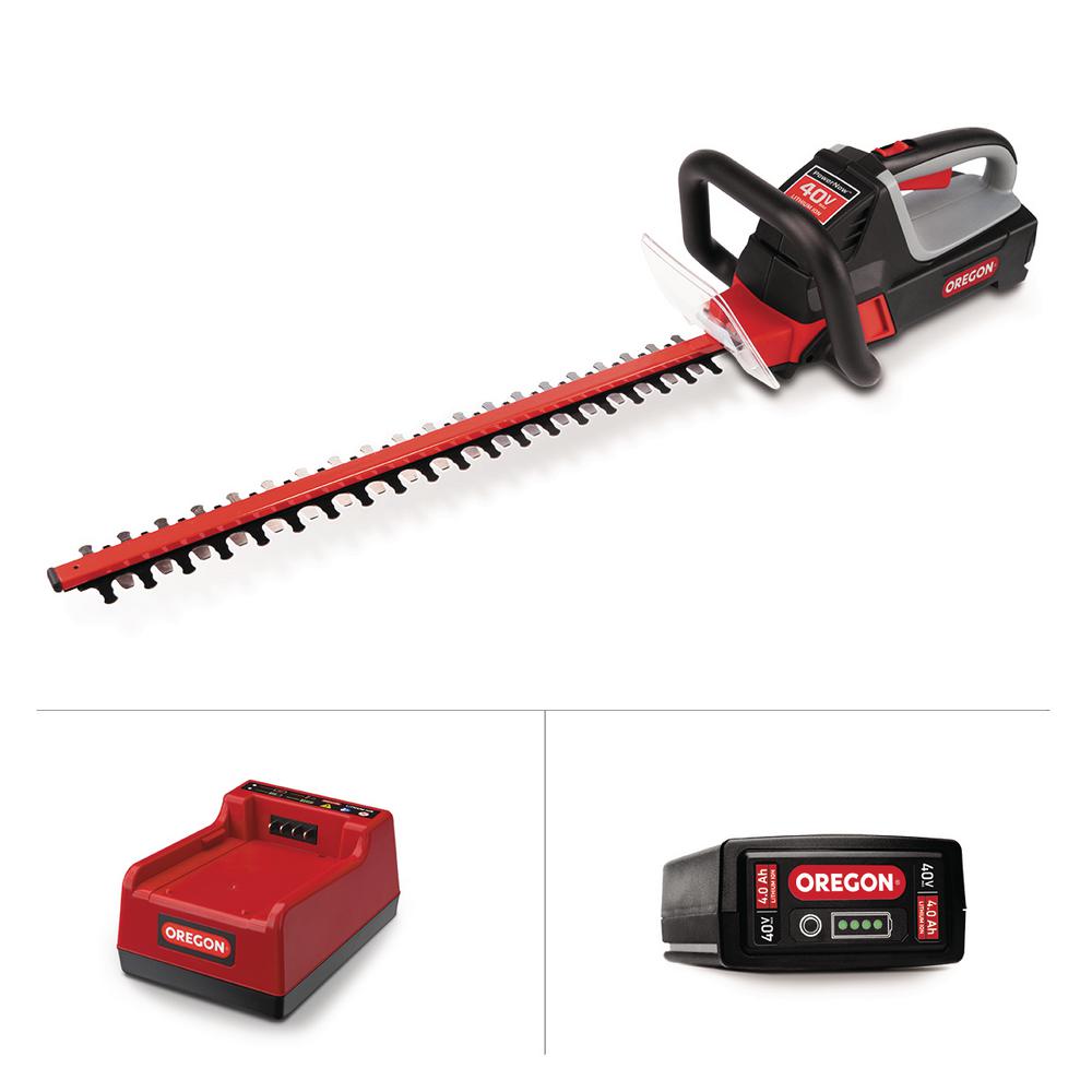 Ryobi RY40610A 40Volt LithiumIon Cordless Hedge Trimmer Yard, Garden