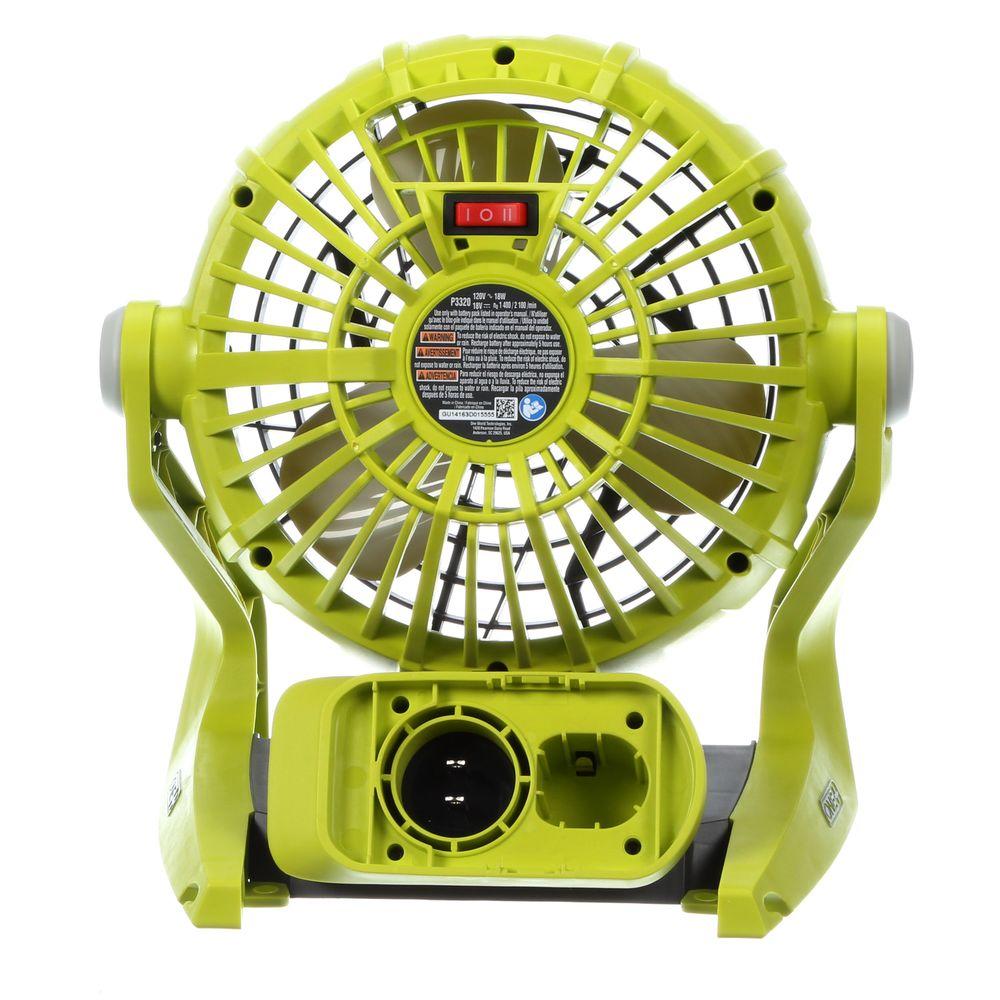 Ryobi ONE+ 18Volt Hybrid Portable Fan Tool Only Electric Cordless Home