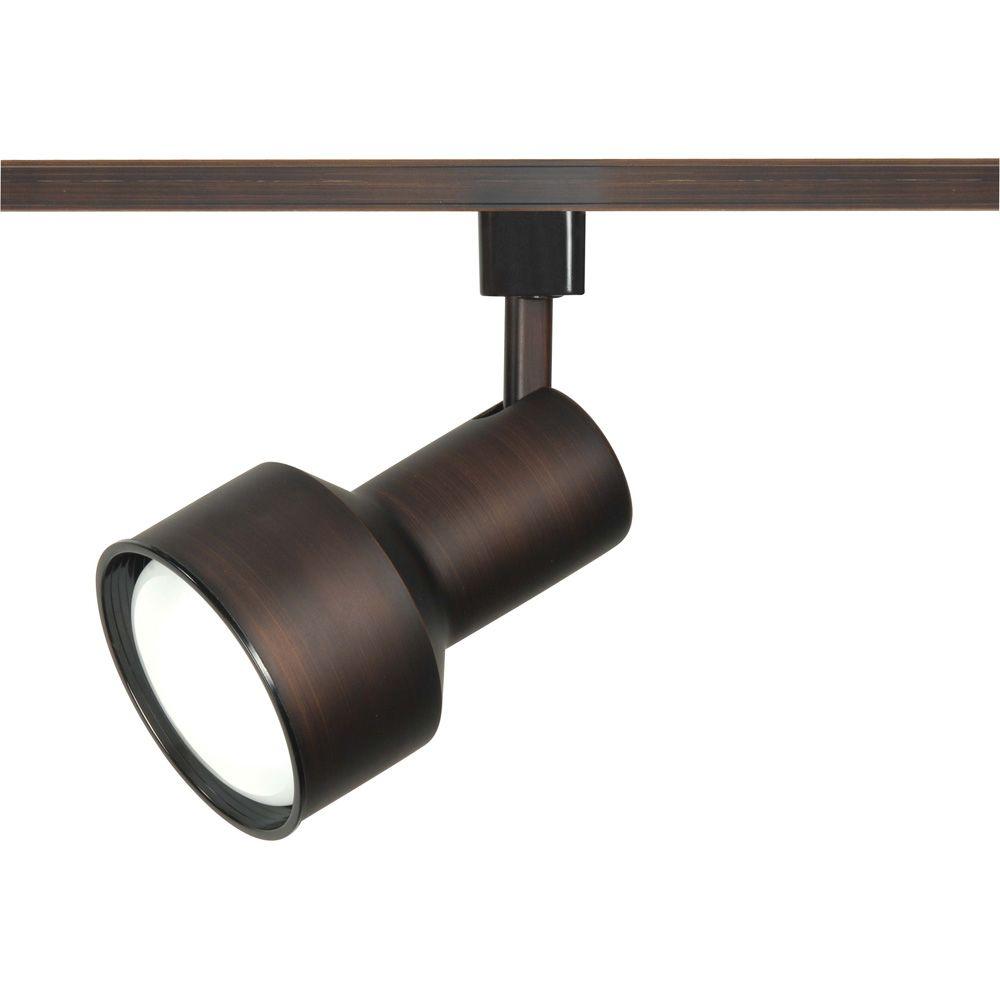 Glomar 1 Light R30 Russet Bronze Step Cylinder Track Lighting Head Glomar 1 Light R30 Russet Bronze Step Cylinder Track Lighting Head