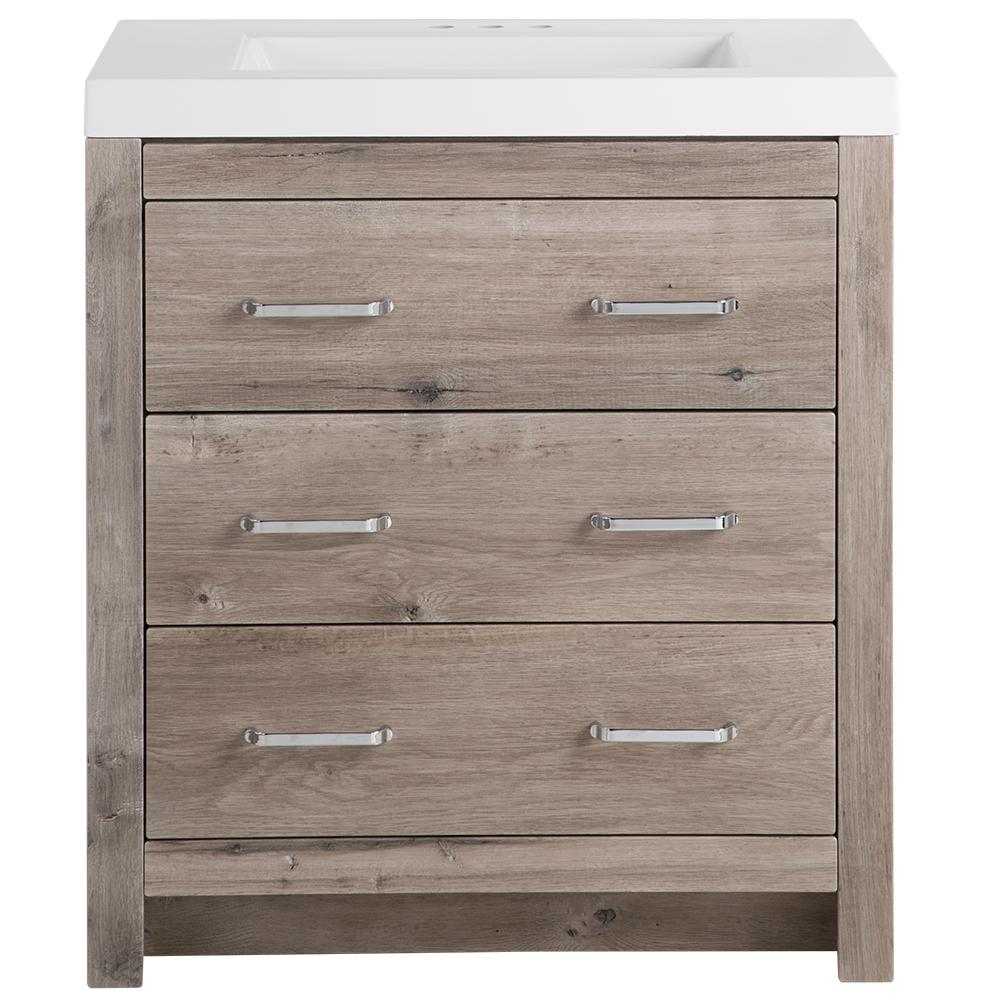 vanities with tops - bathroom vanities - the home depot