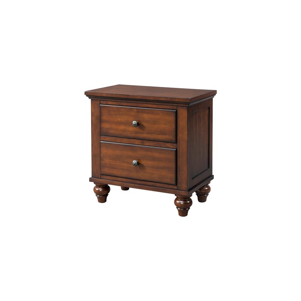 Picket House Furnishings Channing Cherry 2 Drawer Nightstand Ch555nso The Home Depot