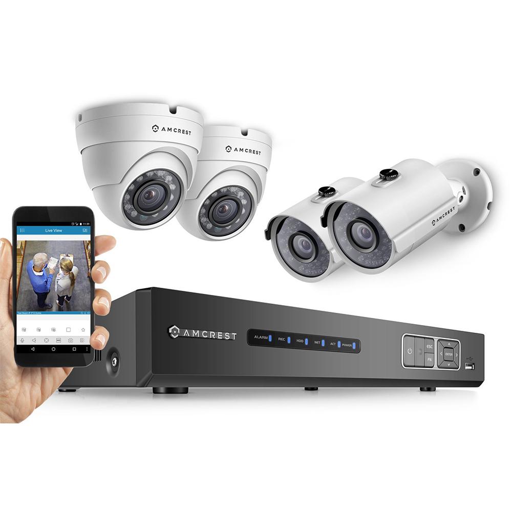 Amcrest ProHD 720P 8CH Security System - Eight 1.0-MP IP67