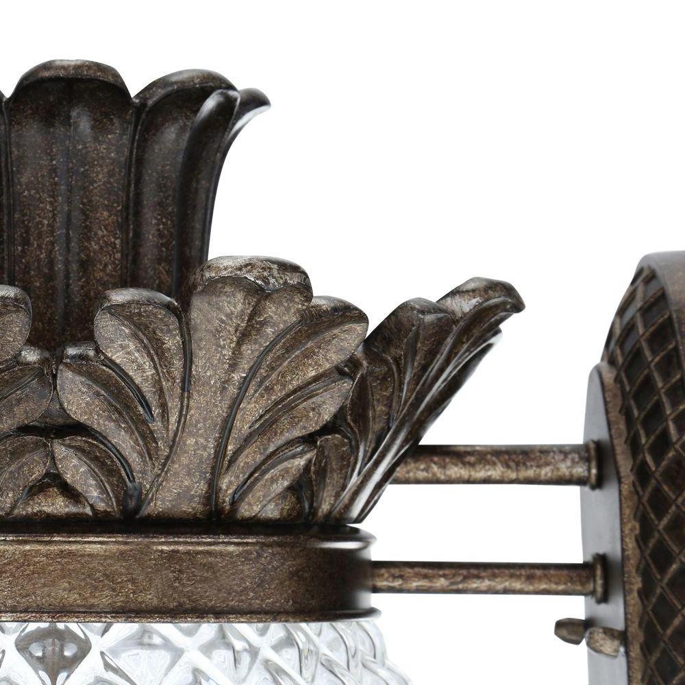 Monteaux Lighting 21 In Bronze Outdoor Pineapple Coach Light Wall Lantern Sconce Bl0121113 3 M The Home Depot - Pineapple Outdoor Coach Lights Monteaux Lighting 21 In Bronze Outdoor Pineapple Coach Light Wall Lantern Sconce Bl0121113 3 M The Home Depot - Pineapple Outdoor Coach Lights