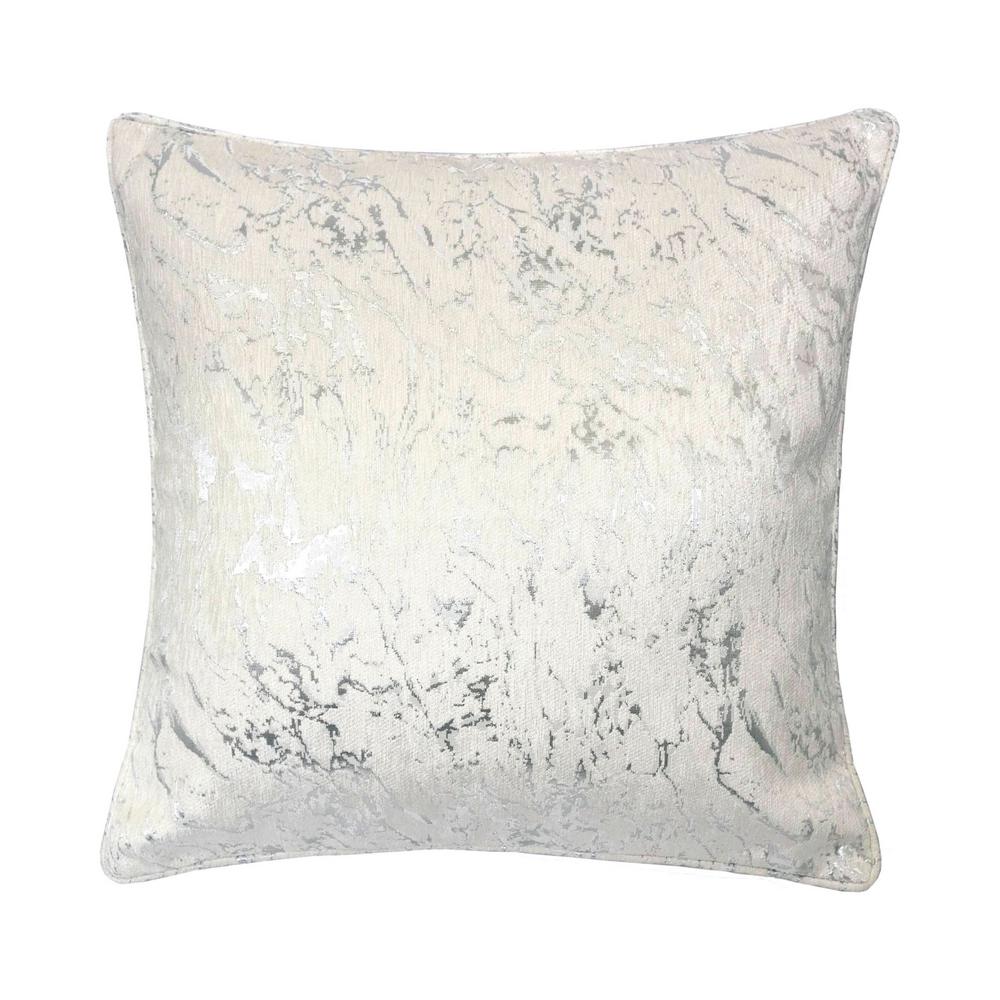 Metallic Ii White Decorative Pillow Set Of 2