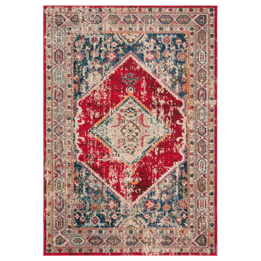 Safavieh Monaco Ivory Red 5 Ft 1 In X 7 Area Rug - Safavieh Ivory And Red Area Rug Safavieh Monaco Ivory Red 5 Ft 1 In X 7 Area Rug - Safavieh Ivory And Red Area Rug