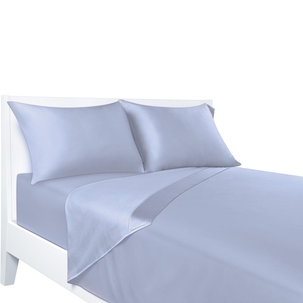 Sealy Coolmax Blue 300 Thread Count Queen Sheet Set 31450atc The Sealy Coolmax Blue 300 Thread Count Queen Sheet Set