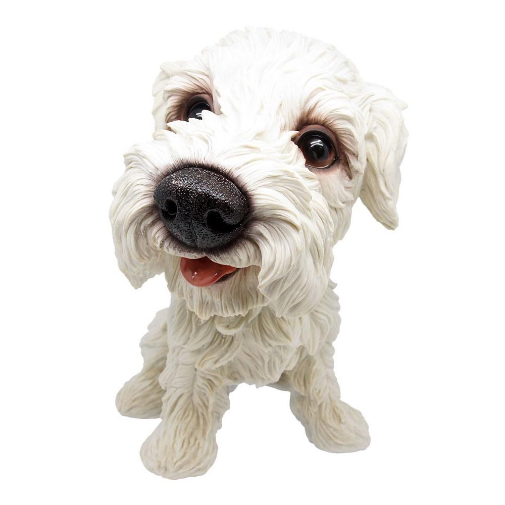 Alpine Corporation 14 In Tall Alpine White Puppy With Big Head