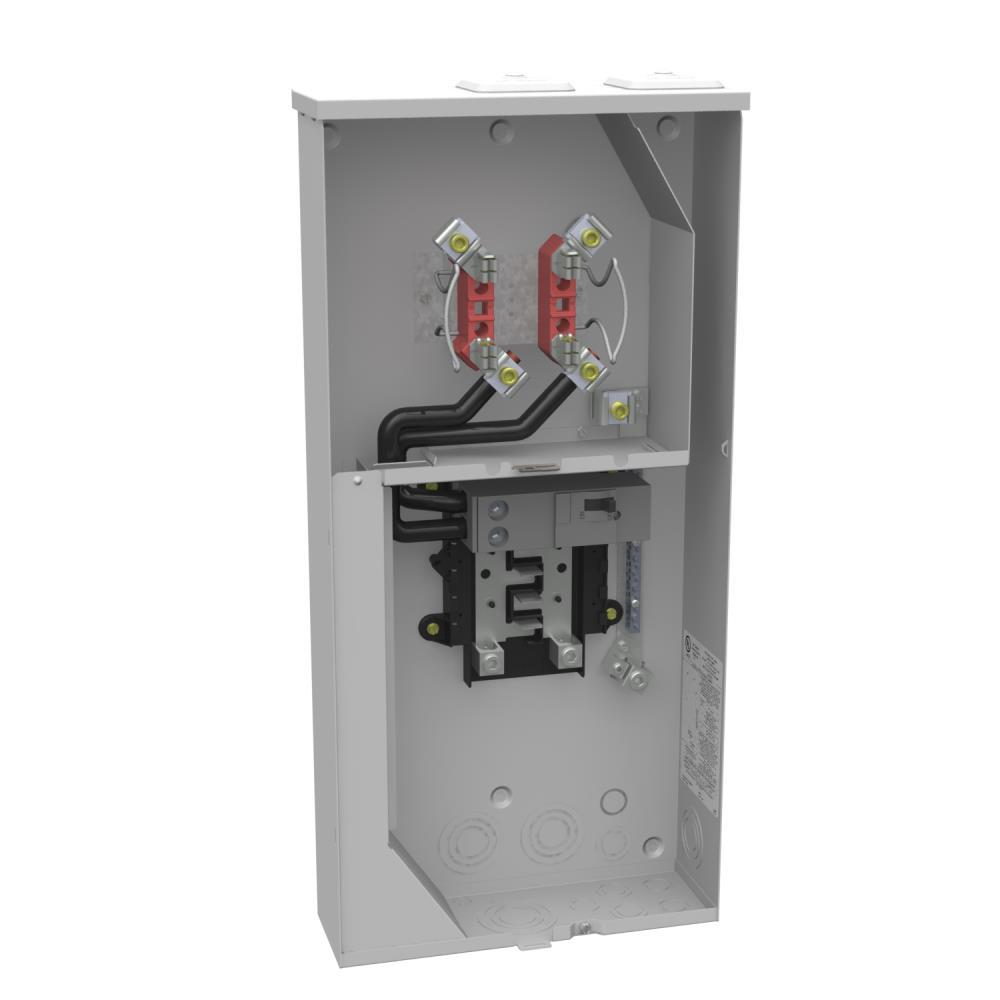 Milbank 200 Amp 4 Terminal Ringless Main Breaker 8Space 16Circuit