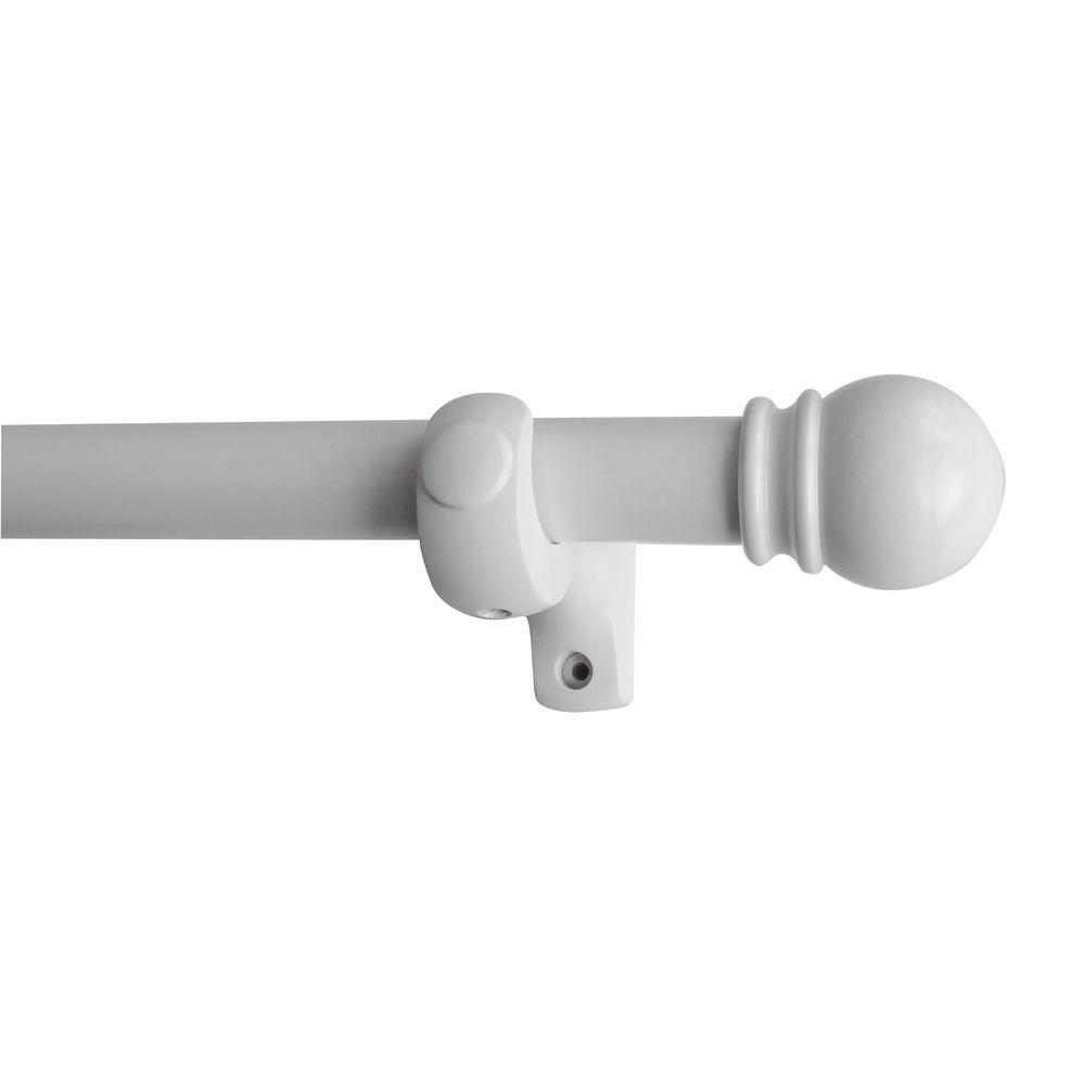 Martha Stewart Living 1 8 In Wood Pole Set White 28 S6 The Wood Pole Set In White