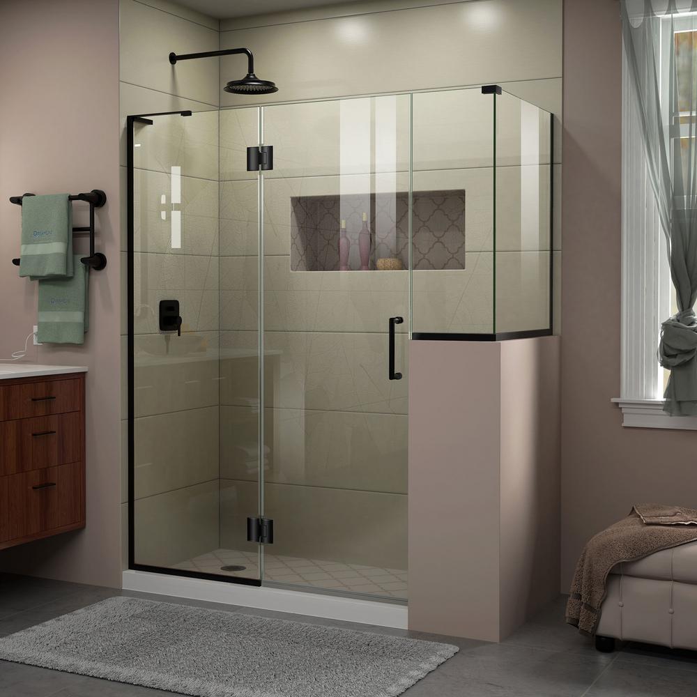 Black Shower Doors Showers The Home Depot