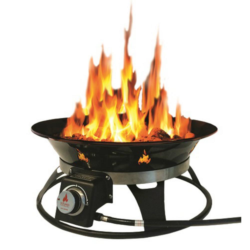 21 In Portable Propane Fire Pit Burner Firepit Bowl Campfire