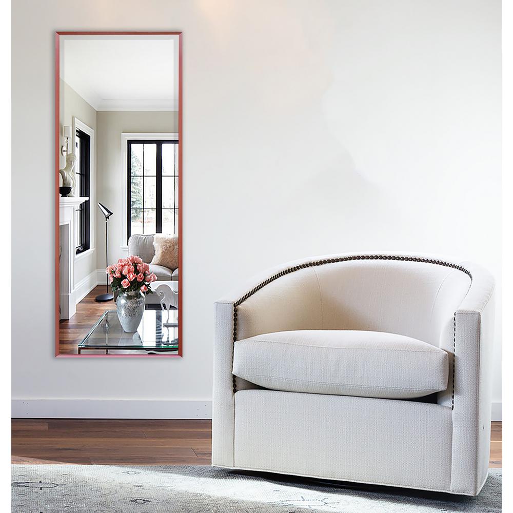 Rayne Mirrors 58 125 In X 20 Spice Metal Framed Beveled Rayne Mirrors 58 125 In X 20