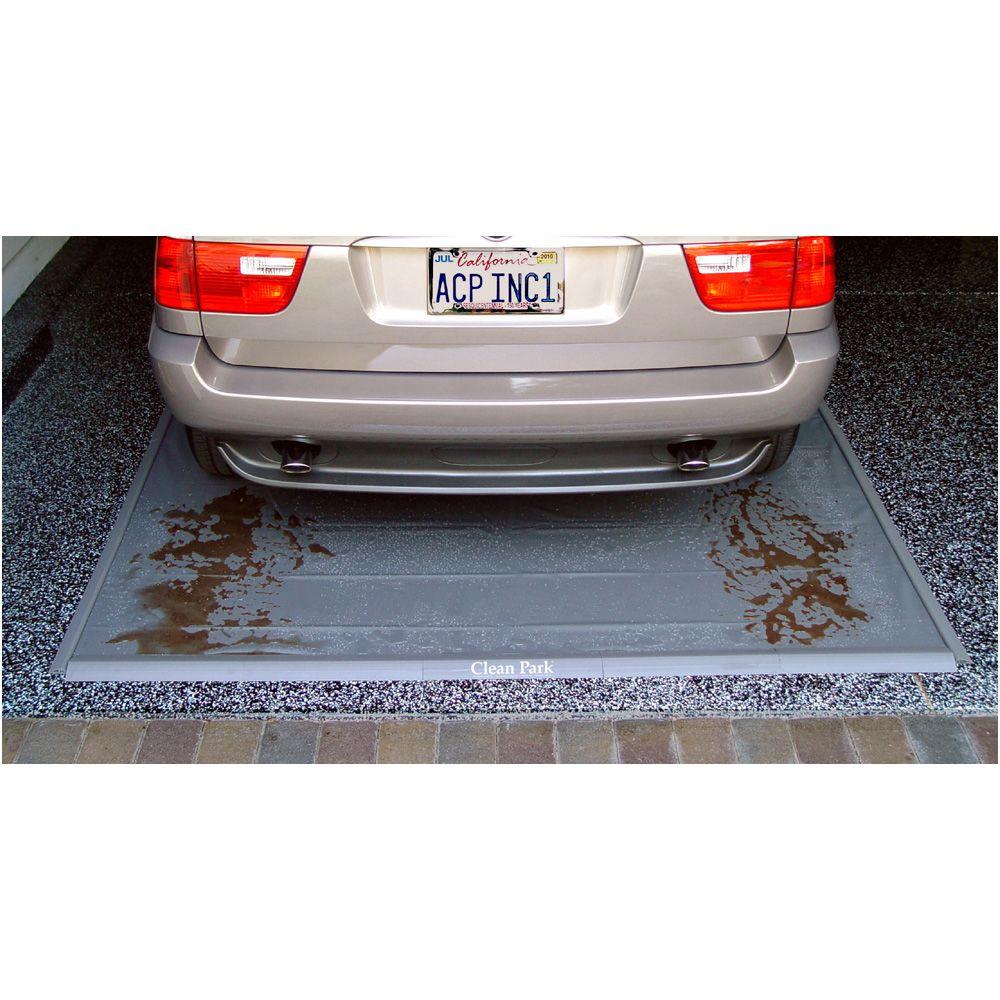 Park Smart Clean Park 7 5 Ft X 18 Ft Garage Mat 60718 The Home