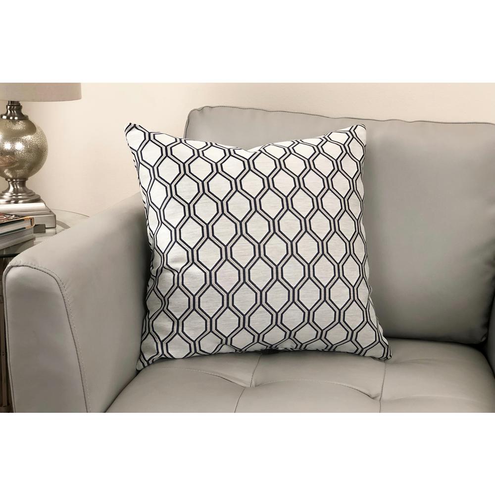 Armen Living Andante Cobalt Geometric Down 7 In X 20 In Throw