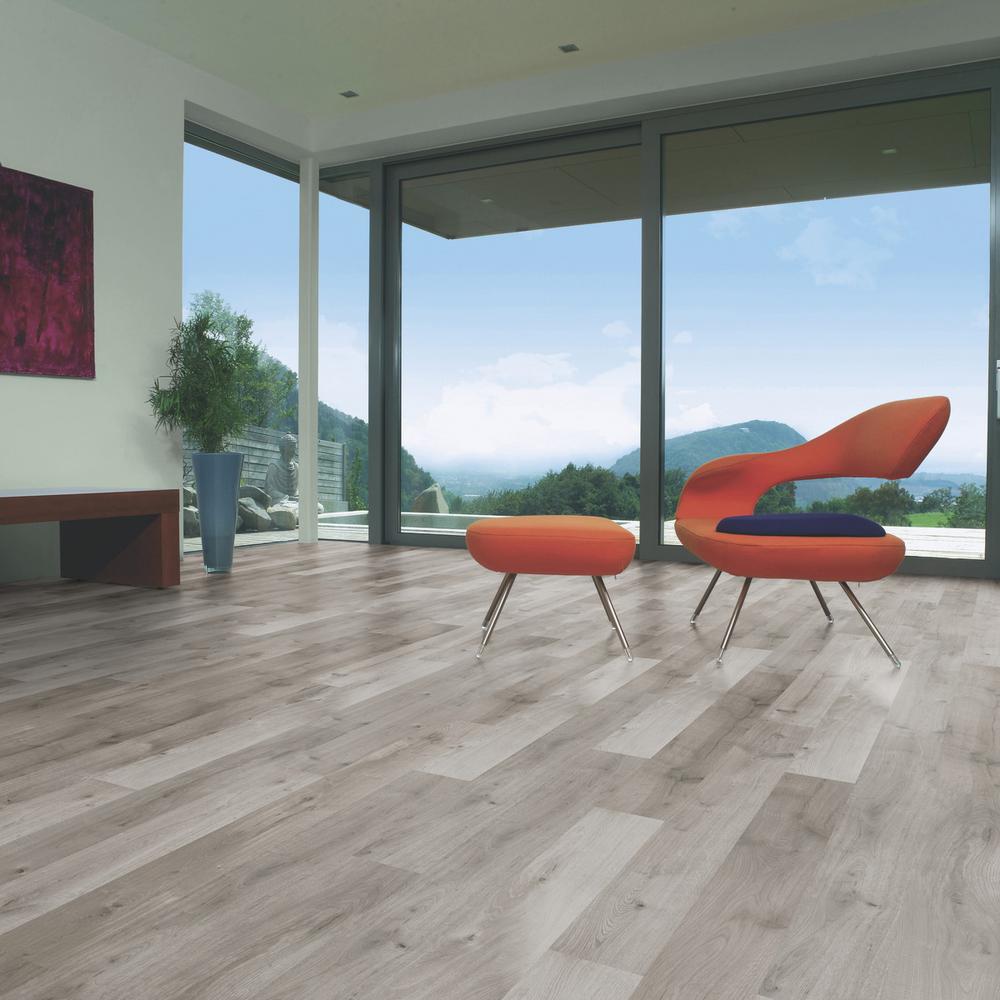 Home Decorators Collection Castle Gray Oak 1 3 In Thick X 6 26 In