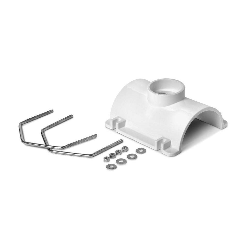 4 in. x 2 in. PVC DWV Saddle Tee Kit43791 The Home Depot