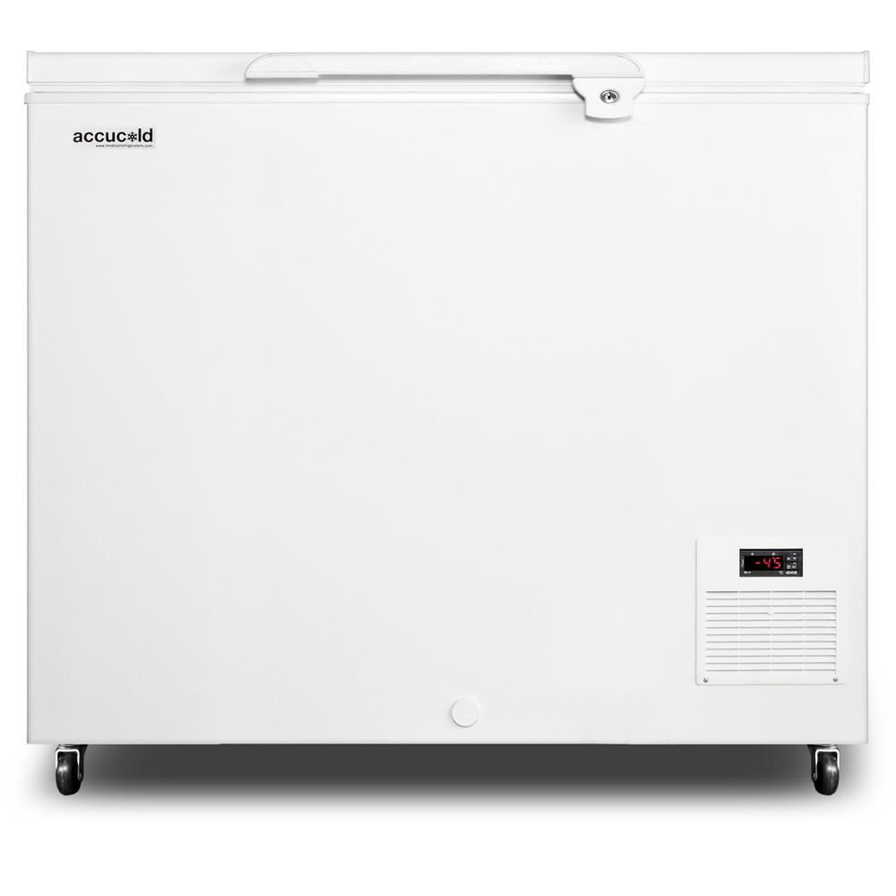 Summit Appliance Accucold 8.4 cu. ft. Manual Defrost Commercial Chest Freezer in White, EL21LT