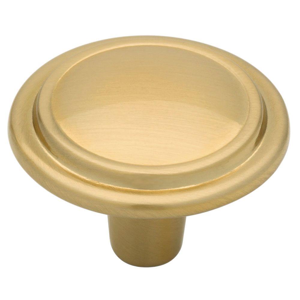 Liberty 11/4 in. Soft Brass Top Ring Round KnobP40052CSBSC