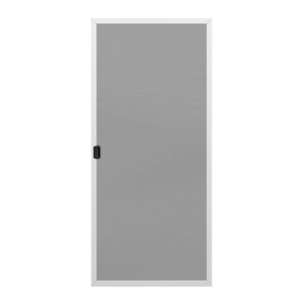 JELDWEN 30 in. x 80 in. White Painted Steel Reversible French Patio