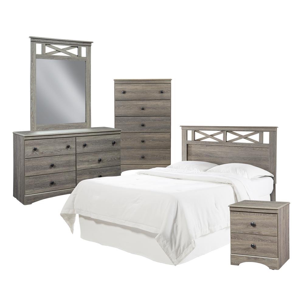 American Furniture Classics 5 Piece Grand Oak Bedroom Set