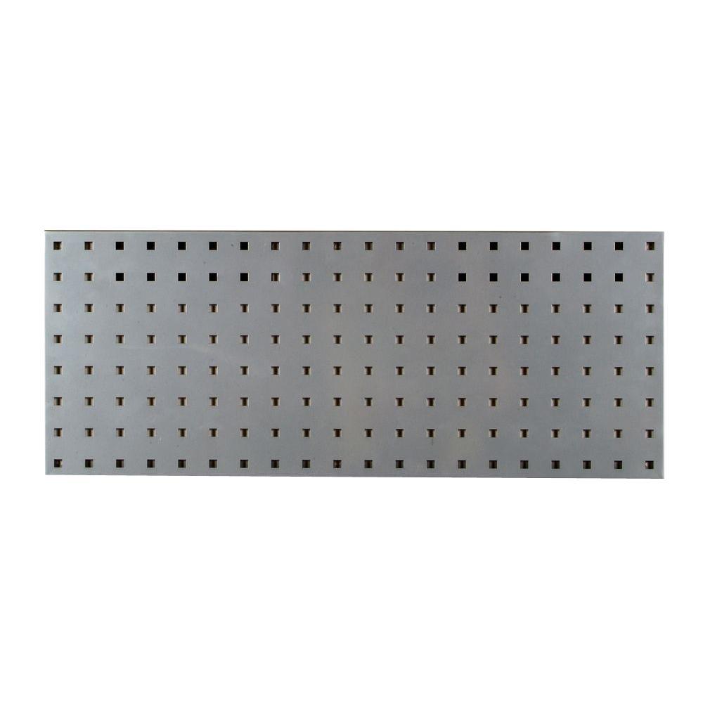 LocBoard 3/8 in. Silver Pegboard Wall OrganizerLBS3S The Home Depot