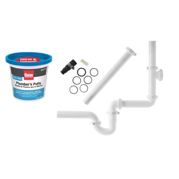 disposal oatey putty drain everbilt tailpiece