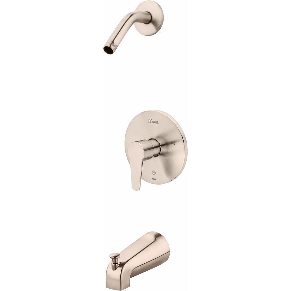 Pfister 1Handle Tub and Shower Faucet Trim Kit in Brushed Nickel