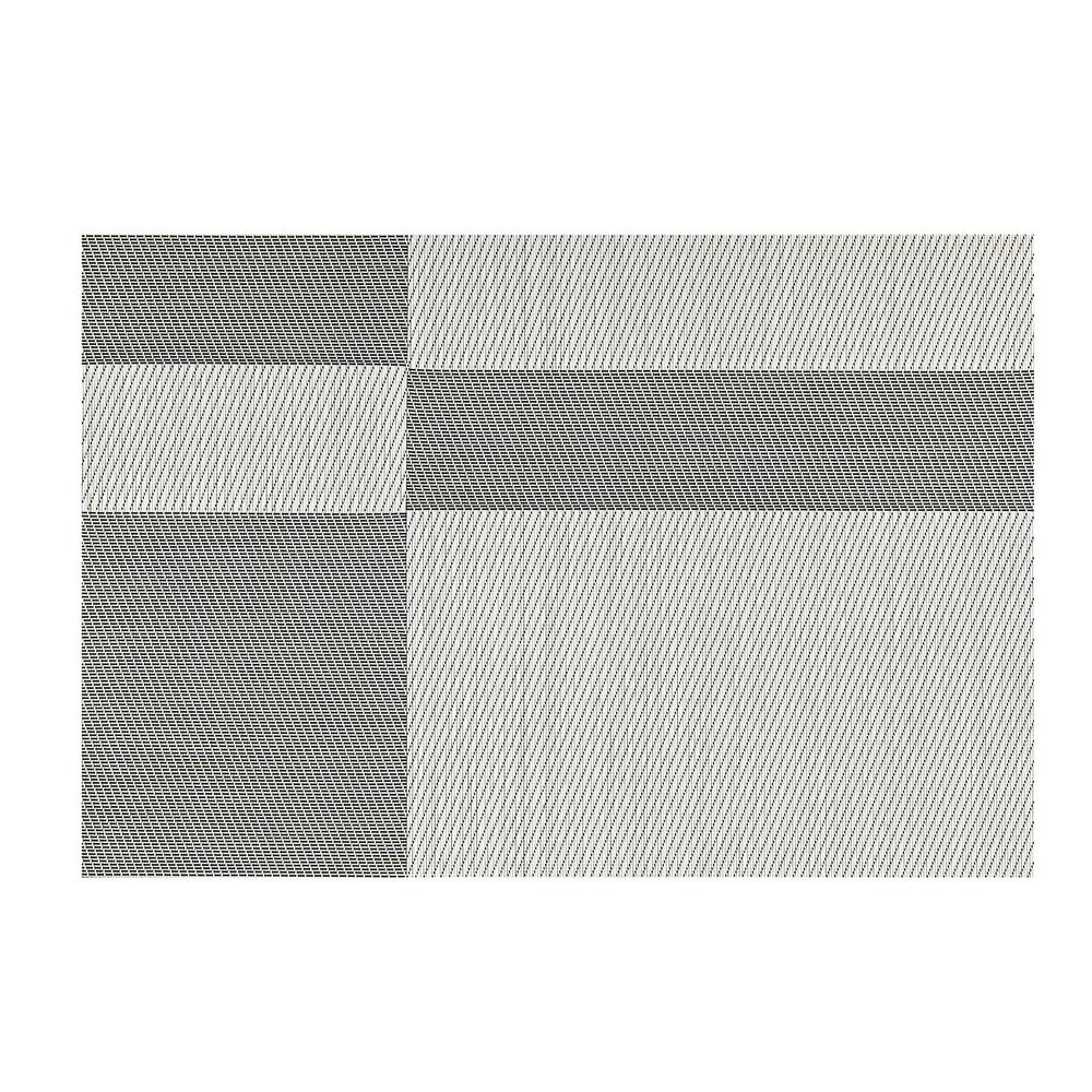 Kraftware Everytable White And Black Twill Placemat Set Of 12 Kraftware Everytable White And Black Twill Placemat Set Of 12 43037 The Home Depot