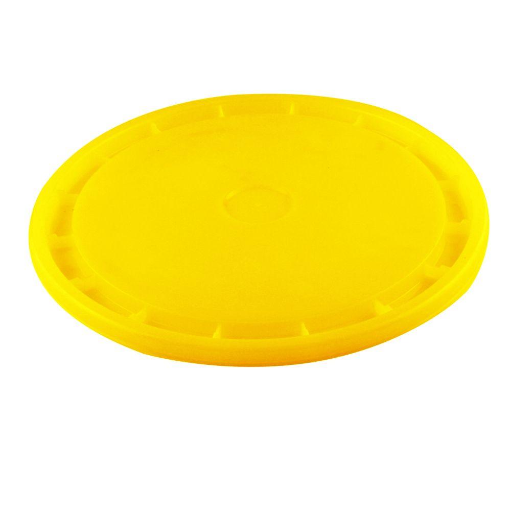 Leaktite Reusable Easy Off Yellow Lid for 5Gal. Pail (Pack of 3