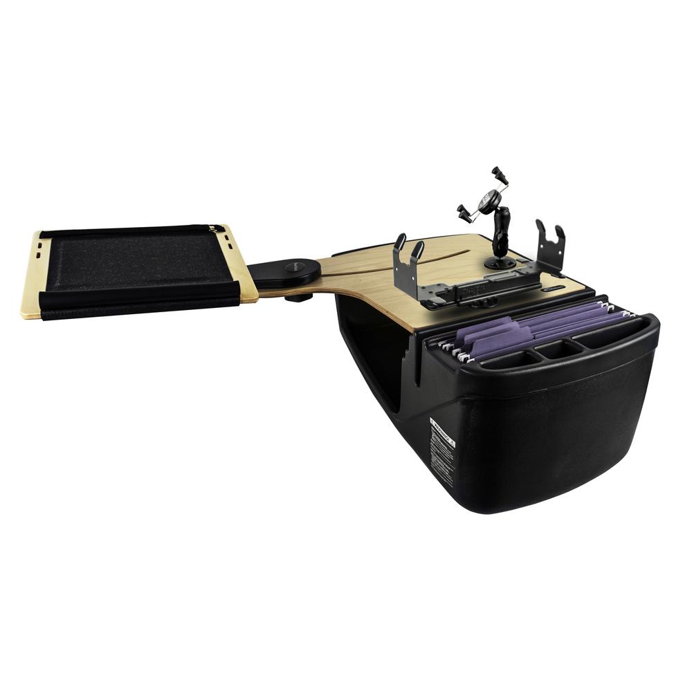 Autoexec Reach Desk Back Seat Elite With Printer Stand And X Grip Phone Mount