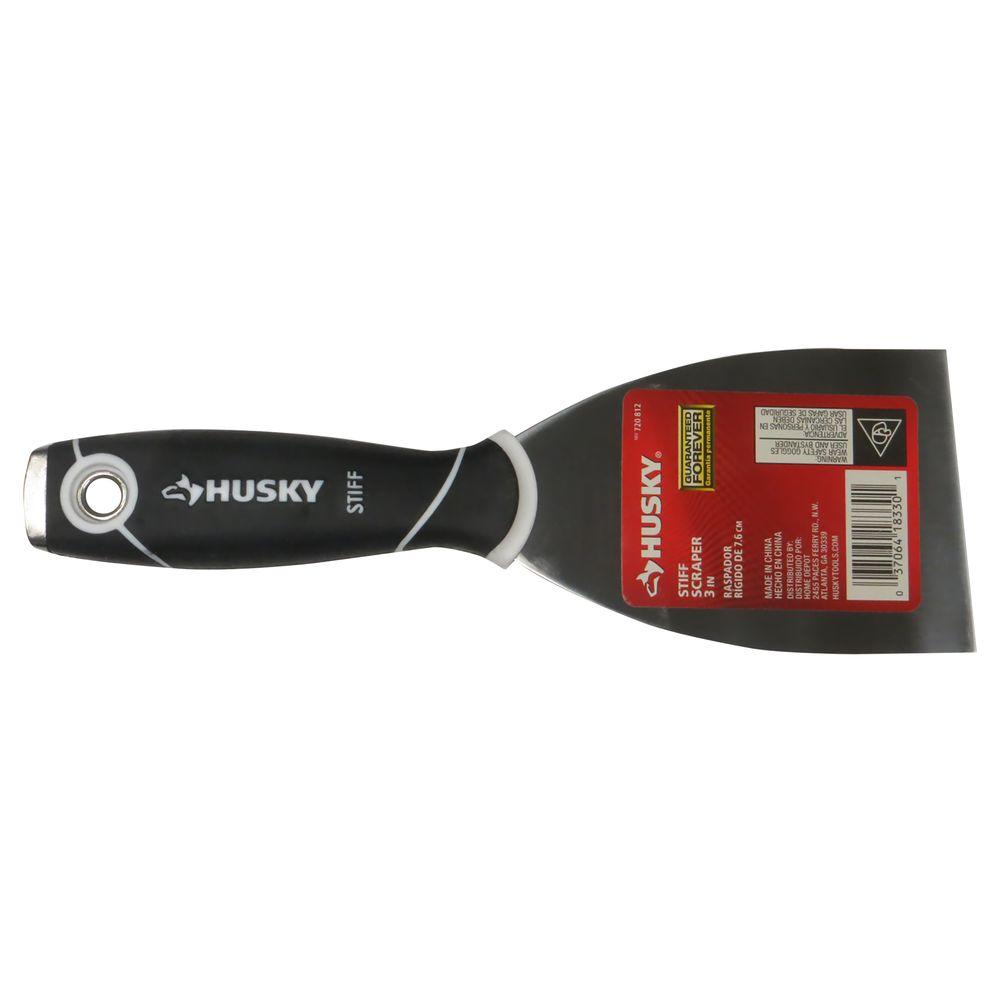 Husky 3 in. Stiff Paint ScraperDSX3S The Home Depot