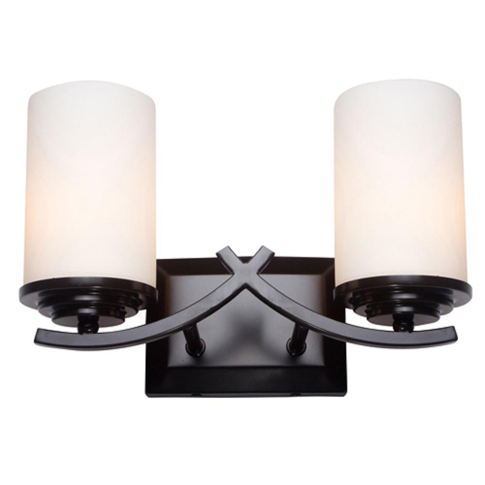 Y Decor Brina 2Light OilRubbed Bronze Bath Vanity LightL992OR The
