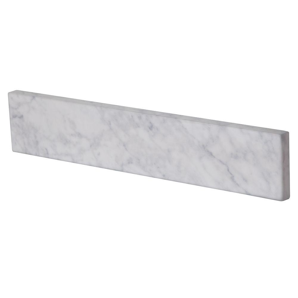 Home Decorators Collection 21-1/8 in. Stone Effects Sidesplash in ...