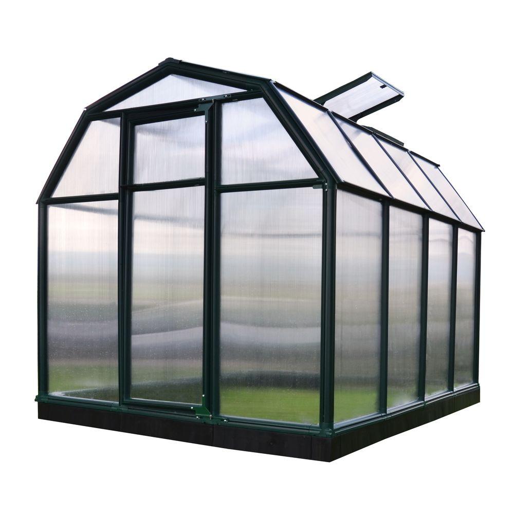 Rion Eco Grow Twin Wall 6 Ft X 8 Ft Greenhouse 702465 The Home Depot