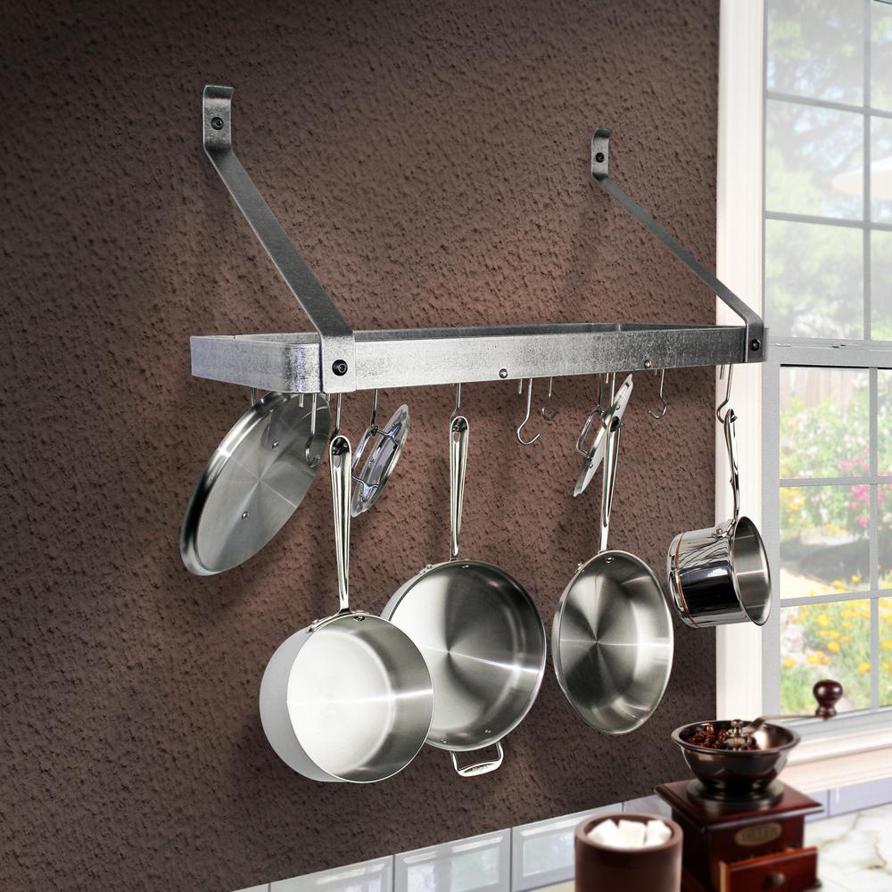Pot Racks Kitchen Storage Organization The Home Depot Pot Racks Kitchen Storage Organization The Home Depot
