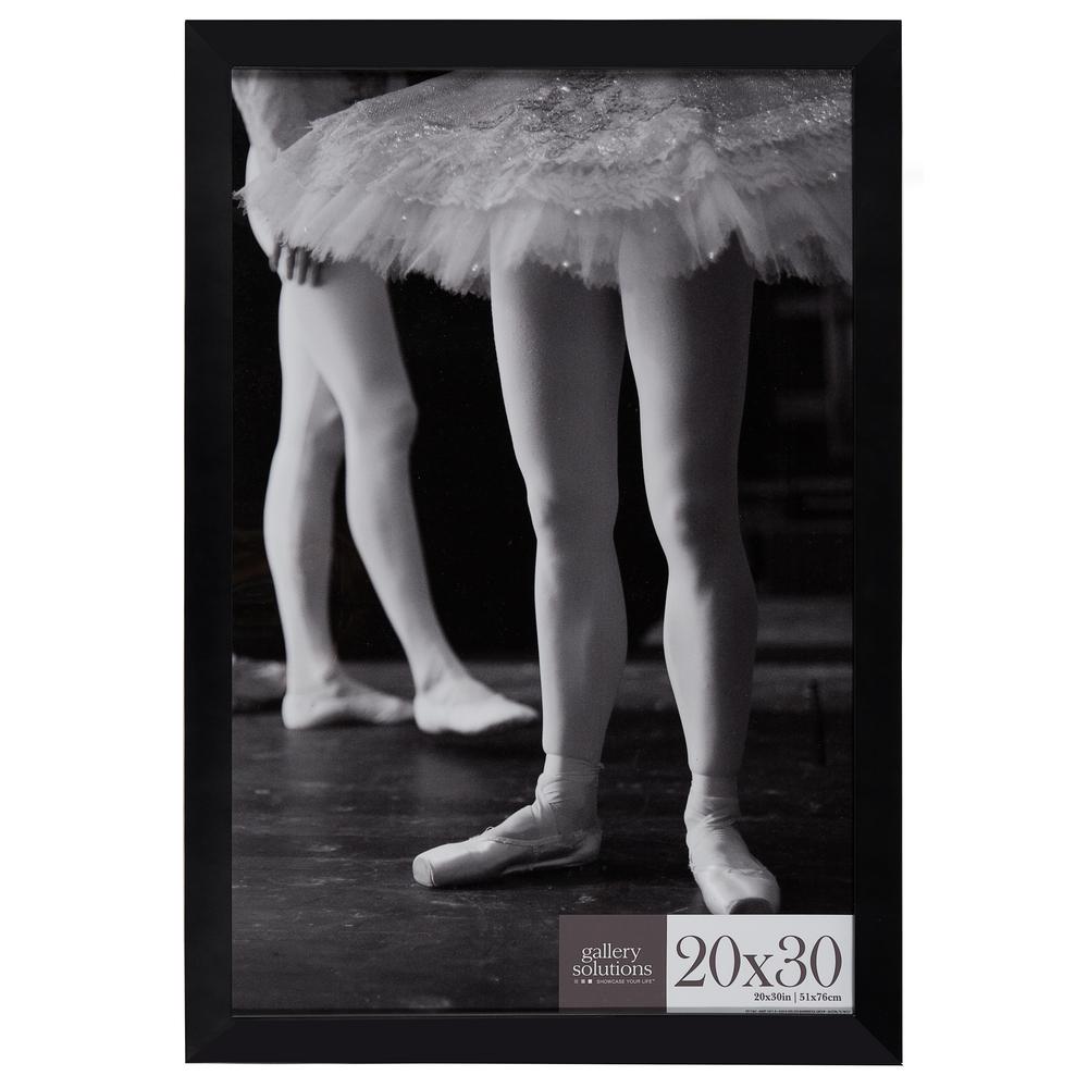 UPC 038555504551 product image for 20 in. x 30 in. Black Flat Picture Frame | upcitemdb.com