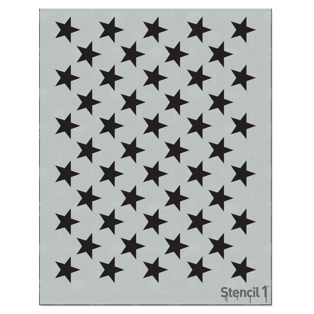 Stencil1 50 Stars Stencil