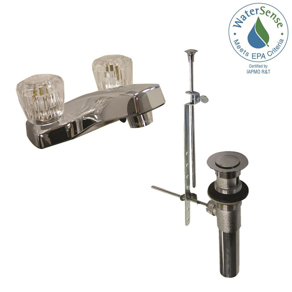 KISSLER & CO Dominion 4 in. Centerset 2Handle Bathroom Faucet in