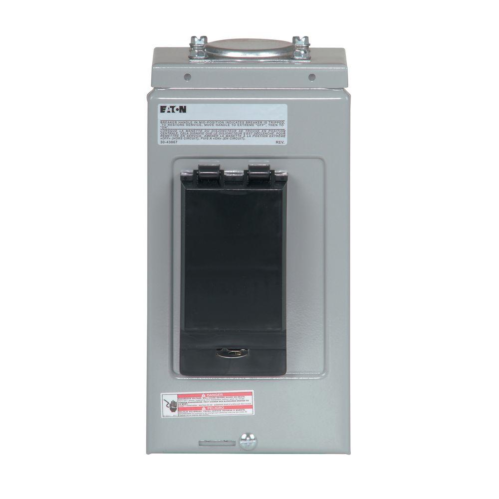 Eaton BR 40 Amp 2-Circuit Spa Panel with 2 Pole Self Test ... garden spa wiring diagram 