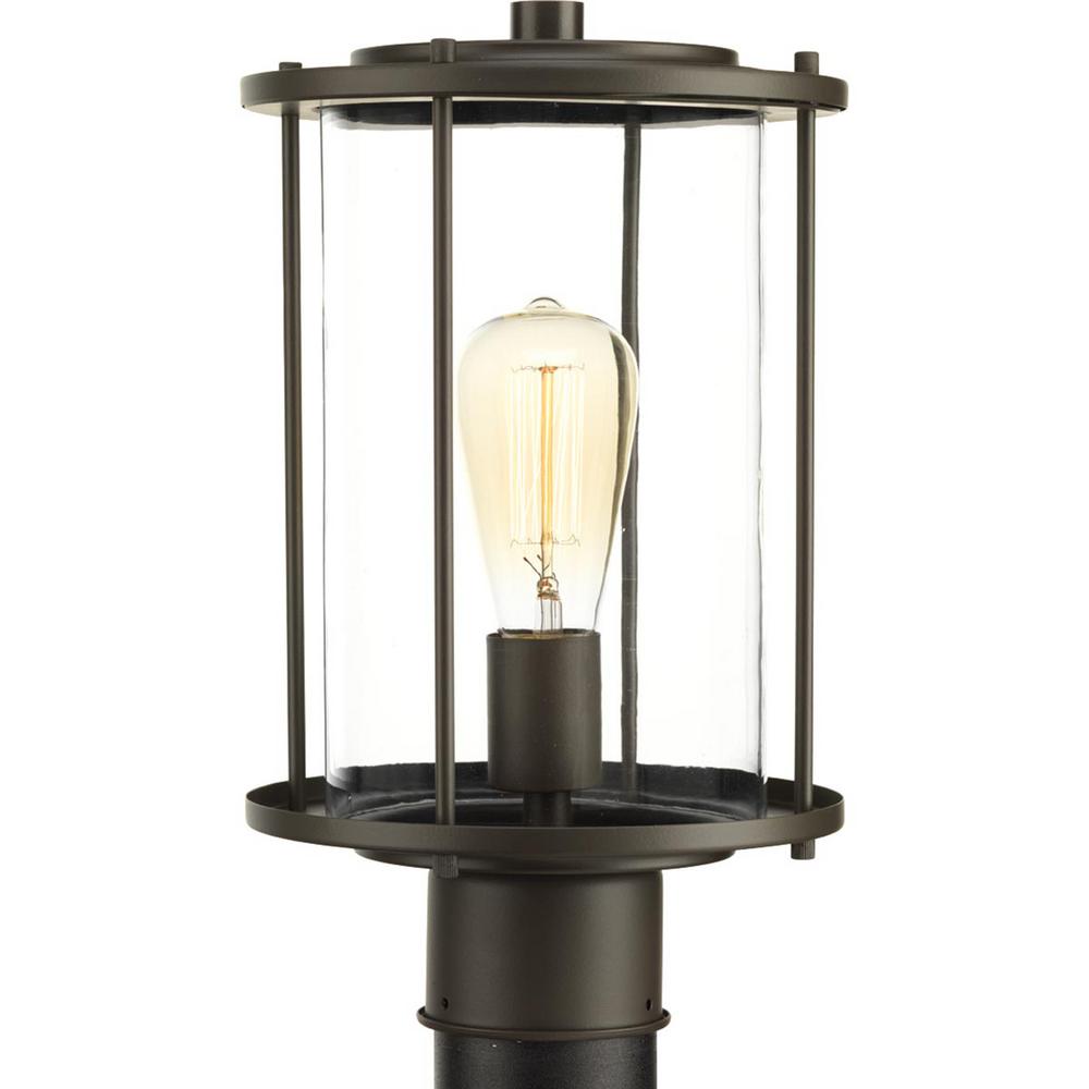 Progress Lighting Bronze Post Outdoor The Ther Collection 1 Light Outdoor Antique Bronze Post Lamp
