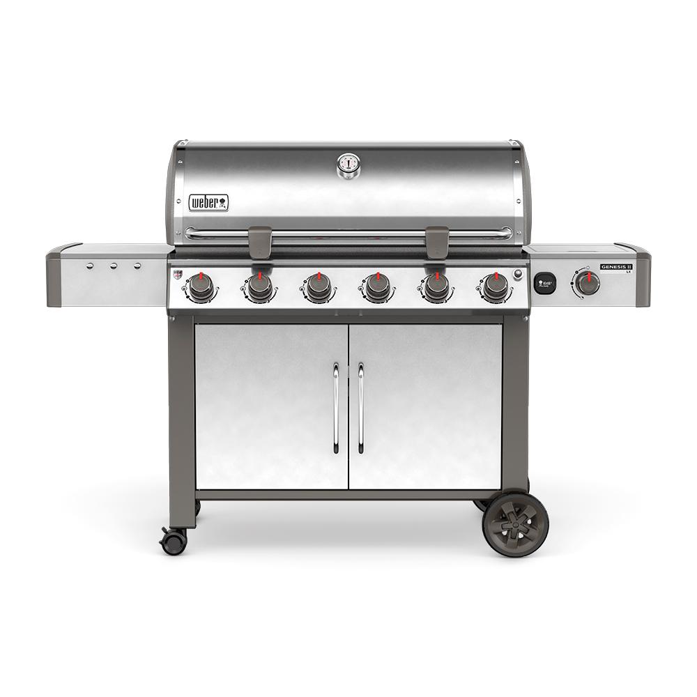 Weber Genesis II LX S-640 6-Burner Natural Gas Grill in Stainless Steel with... by Weber