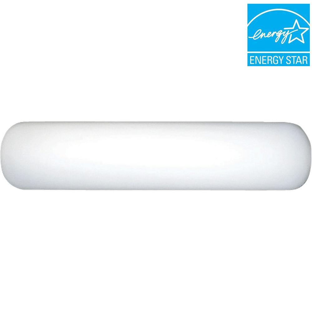 Progress Lighting 2Light White Fluorescent Bathroom Vanity LightP7114