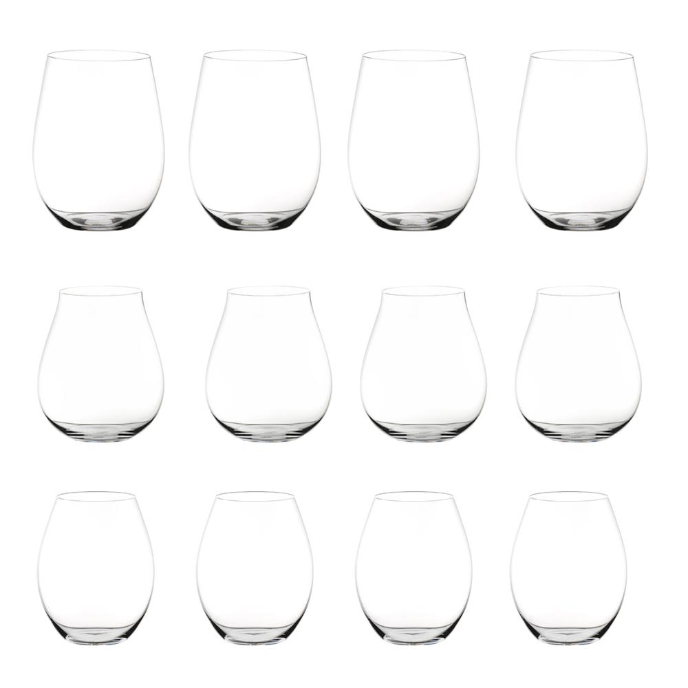 Riedel Big O 12 Piece Stemless Assorted Red Wine Glass Set 5414 100