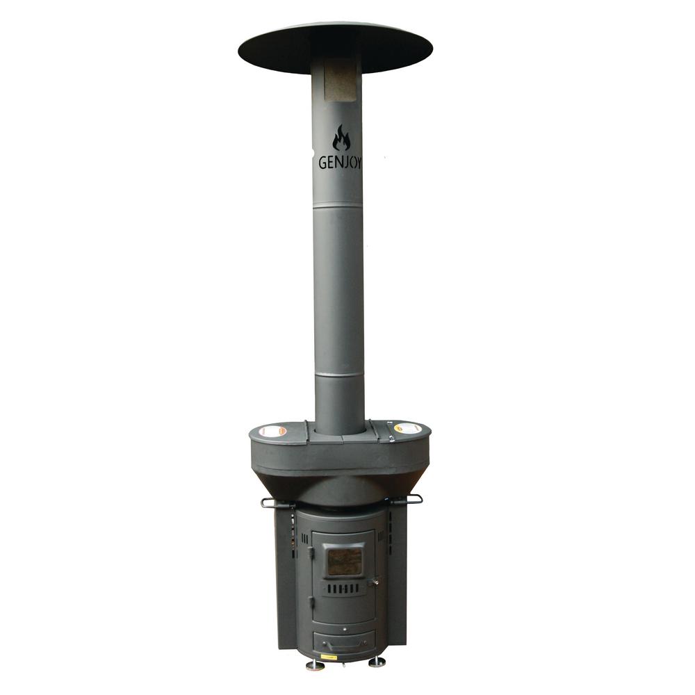 QSTOVES QFlame 79 in. 72,000 BTU Wood Pellet Outdoor HeaterQ05 The