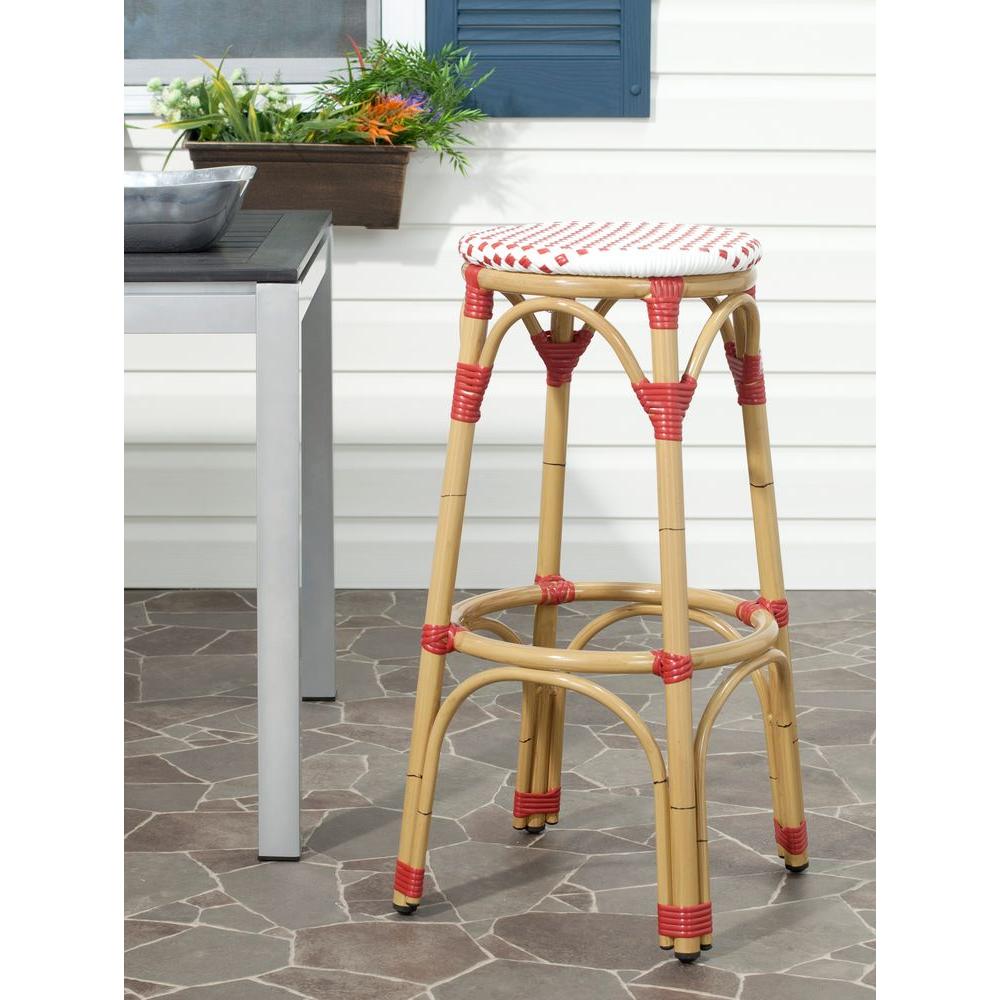 Safavieh Kipnuk 30 7 In Multi Colored Bar Stool Fox5211c The Home Multi Colored Bar Stool