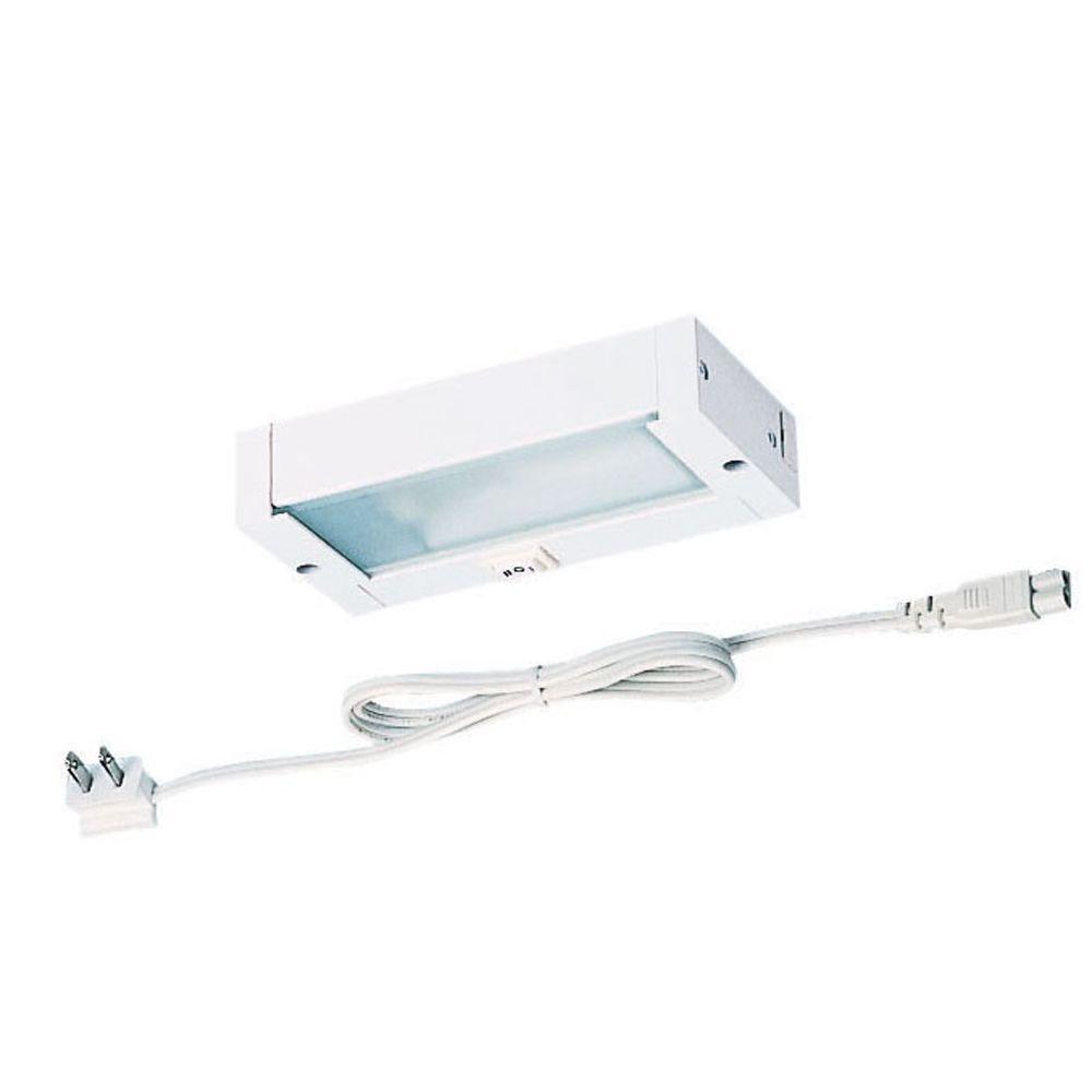 Ge 48 In Under Cabinet Fixture Linking Cord 30569 The Home Depot 6 In White Halogen Under Cabinet Economy Fixture