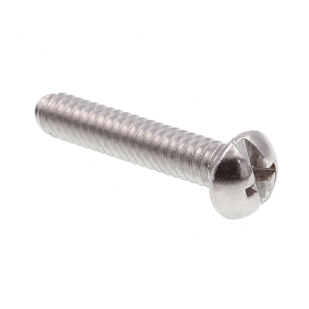 1024 x 1 in. Grade 188 Stainless Steel Phillips/Slotted Combination