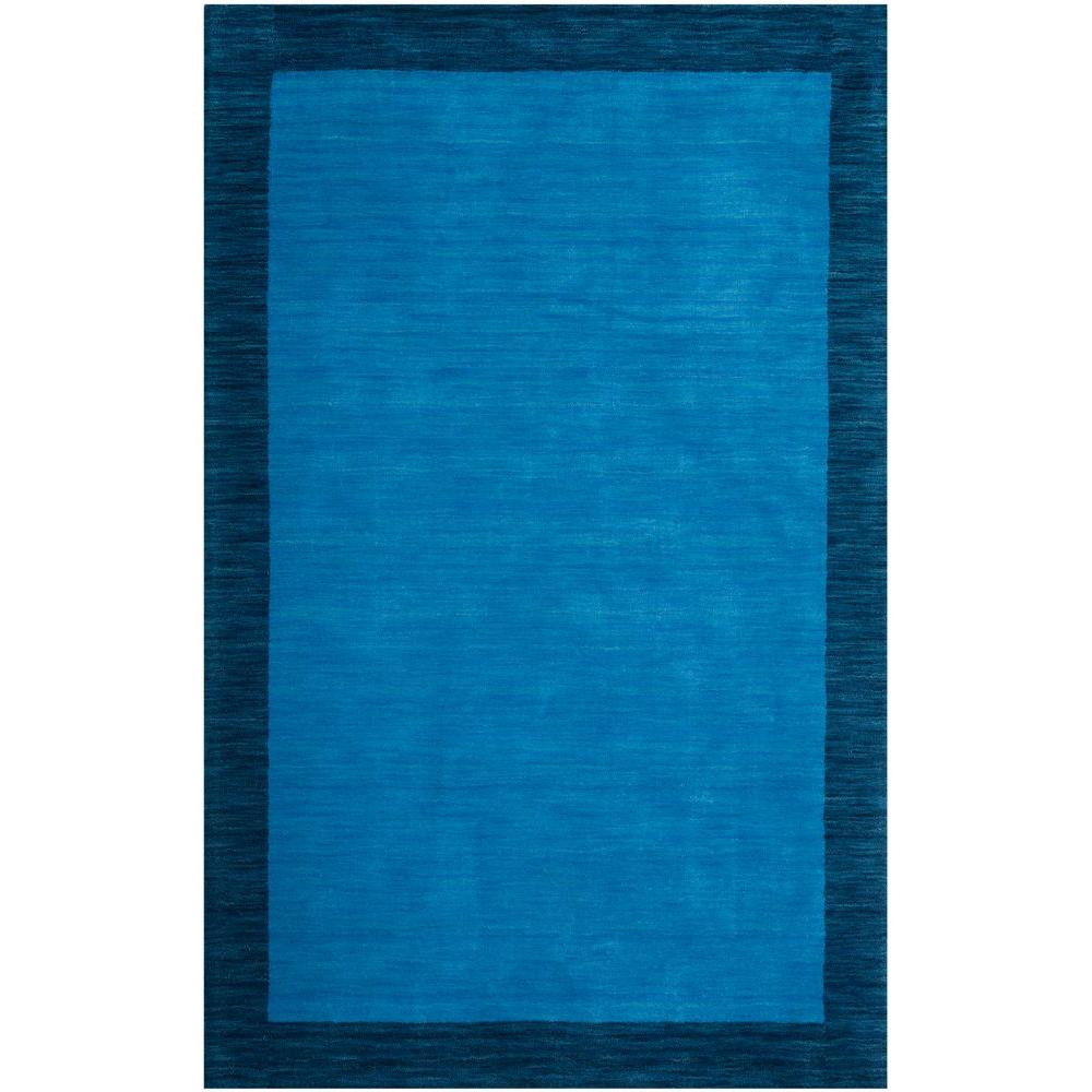 Safavieh Himalaya Light Blue Dark Blue 4 Ft X 6 Ft Area Rug Him580a 4 The Home Depot