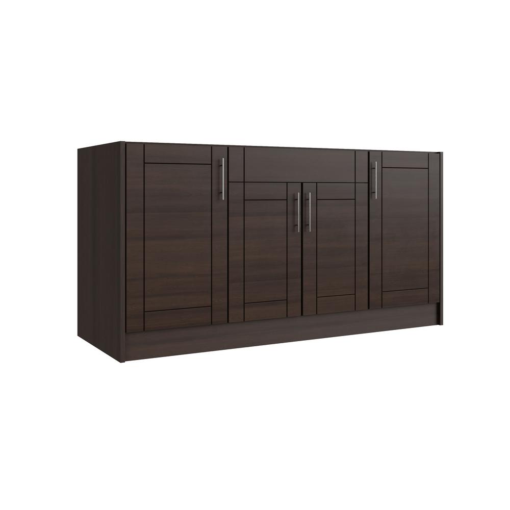 WeatherStrong Sanibel Mahogany 15-Piece 66 in. x 34.5 in ...