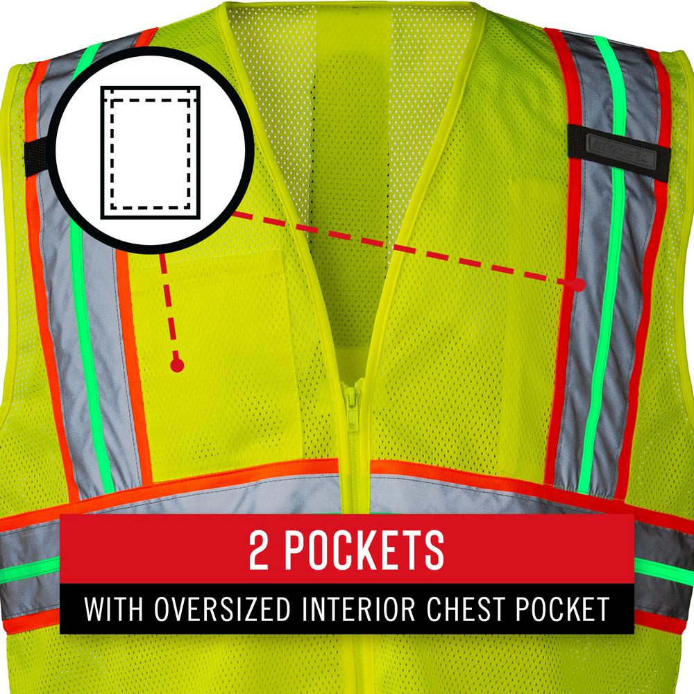 light up reflective vest